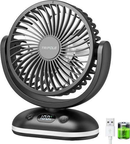 Tischventilator mit 4000 mah - tischventilator,