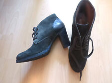 Stiefeletten Geox Respira Schnürschuhe Gr. 40 in dunkelgrün Trachten