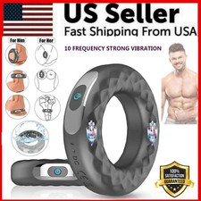 Men Penis Cock Ring Vibrator