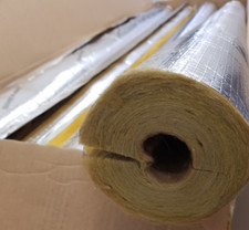 ISOVER U Protect Alu2 Rohrisolierung 100/28mm, 1,2m, 16 Stück, Brandschutz