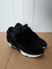 ASH Gr.41 Sneaker Schwarz Kunstfell