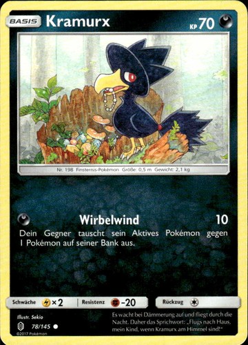 Pokemon tcg kramurx stunde der - pokemon,