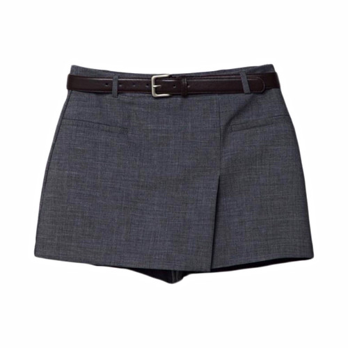 Stradivarius damen skort grau - skort,