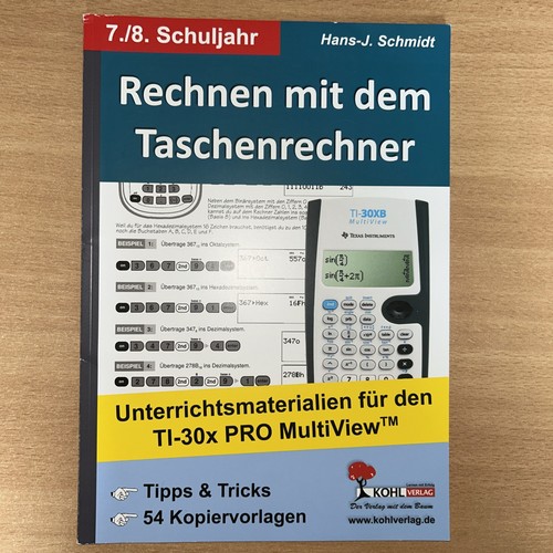 Rechnen mit dem taschenrechner - dem,