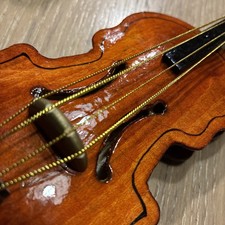 Deko Miniatur Violine Geige
