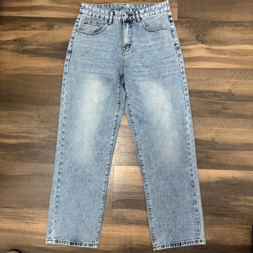 Light wash baggy jeans - light, size