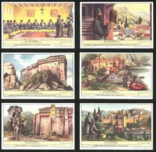 6 Sammelbilder Liebig, Serie