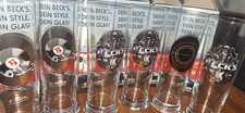 6x Becks Bier Glas 0,3l