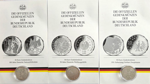 Euro gedenkmünzen - 10,