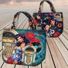 Canvas Panel "Jukebox" Wurlitzer 50er Jahre für eine Wendetasche 125 x 150 cm ♕