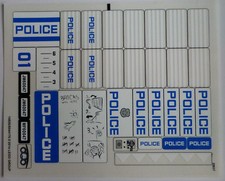 LEGO® City Polizei Aufkleber Sticker für 60047 Polizeiwache Polizeistation