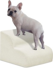 Hundetreppe für Kleine Hunde, 2 Stufen Haustiertreppe Katzentreppe, Hunderampe