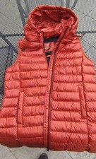 Damen-Steppweste FUCHS SCHMITT rostfarben, hüftlang Gr.42, mit Kapuze