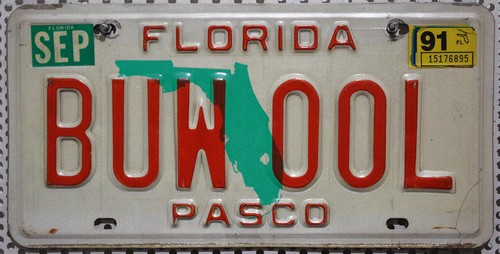 Florida nummernschild auto - florida, us