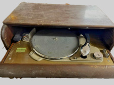 40er 50er Jahre Electrola Plattenspieler Schatulle, Elektrisches Grammophon Holz