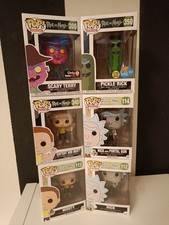 Funko Pop Rick and Morty Lotto Konvolut, Rick, Morty, Pickle Rick, Scary Terry