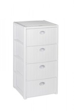 Schubladenwagen Rollwagen Schubladenschrank Schrank Badschrank Badregal Rattan W