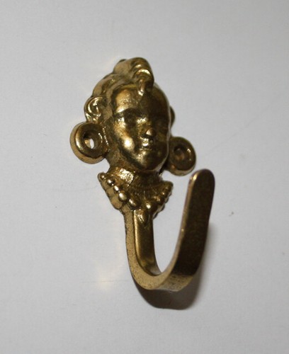 Zierhaken messing massiv - messing,