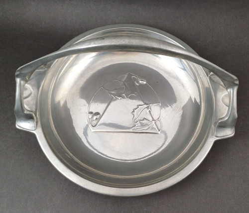 Kayserzinn jugendstil schale - jugendstil,