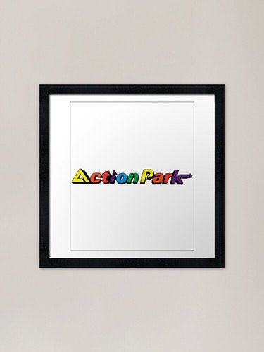 Action park logo gerahmter - action,