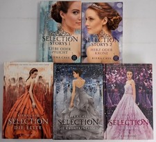 5 Bücher Selection, Kiera Cass, Storys 1 & 2, Elite, Kronprinzessin, Krone