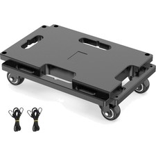 Transportroller Set, 200kg, Möbelwagen, Koppelbar, Umzugshelfer, Schwarz