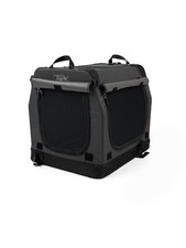 TrendPet TPX-PRO Hundebox, Grau, faltbare Hundebox, Transportbox