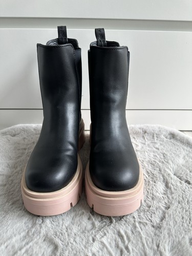 Schwarze damen chelseaschuhe - schwarze,