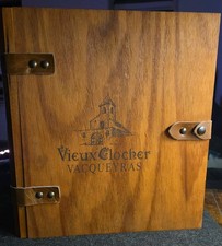 Weinbox Holzkiste für Flaschen Truhe Aufbewahrungsbox In Buchform Gebraucht Top