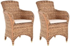 Set/2 Esszimmersessel Rattan