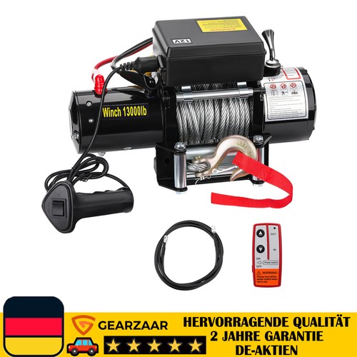 Elektrische seilwinde 13000lbs - elektrische,