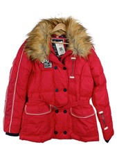 SOCCX Damen Winterjacke Rot