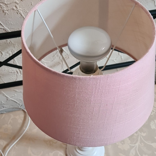 Tischlampe klassisch rosa - tischlampe,