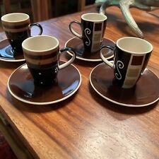 4 x Espressotasse & Untertasse - Cha Cult Hamburg - Espresso Kaffee
