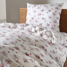 Frottee Bettwäsche Claire rot Traumschlaf