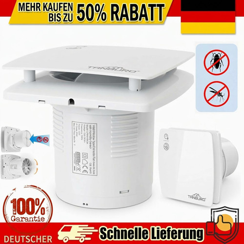 100mm badlüfter leise - Ø,