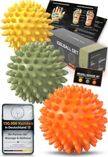 3er igelball massage set - igelball,