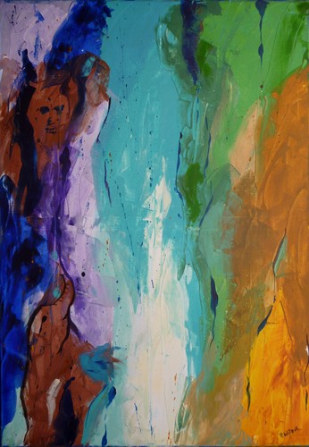 Kunstwerk abstrakt von
