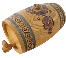 Bier oder Weinfaß aus Holz , Dekoration