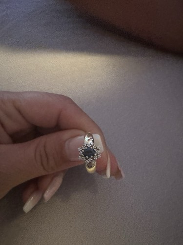 Ring mit diamanten rubin - diamanten,,