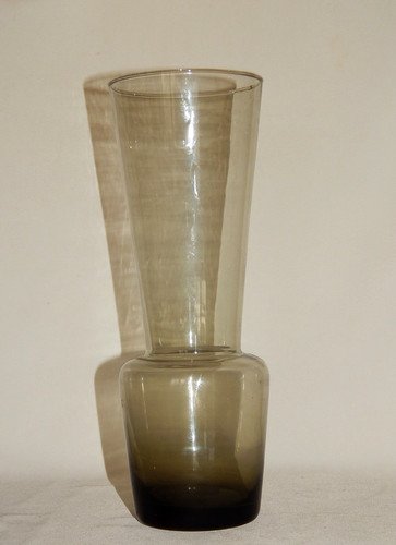 Vase rauchglas 1960 - vase,