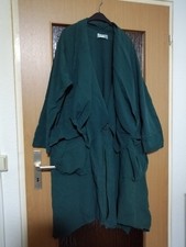 Kekoo Damen Mantel mit Taschen und ein Knopf Gr. 52/54/56 100% Baumwolle