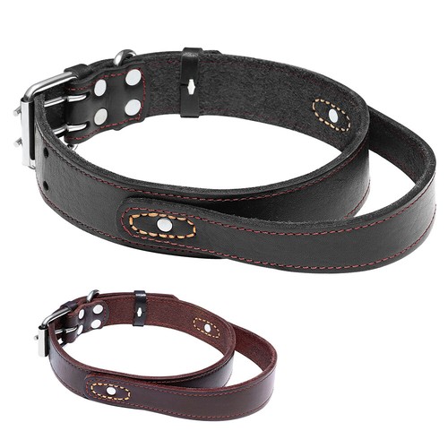 Echtleder lederhalsband mit - echtleder,
