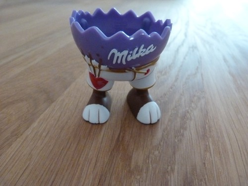 Eierbecher milka mit - eierbecher, "milka"