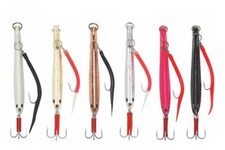 Kinetic Norske Pilker - Bananen-Pilker mit Makk von 100g bis 1000g, Taumelpilker