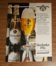 Seltene Werbung HERFORDER PILS - Nicht irgendein Pils 1982