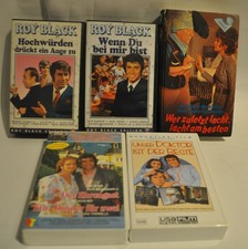 5 x VHS Roy Black Wenn Du bei mir bist, Hochwürden drückt ein Auge zu Videophon