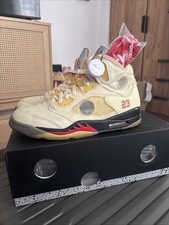 Off-White Nike Air Jordan 5 SP Sail | Größe 45 (US11) | DH8565 100