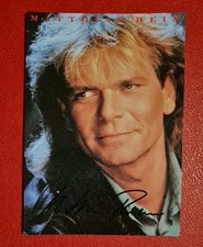 Matthias Reim Autogramm Karte 
