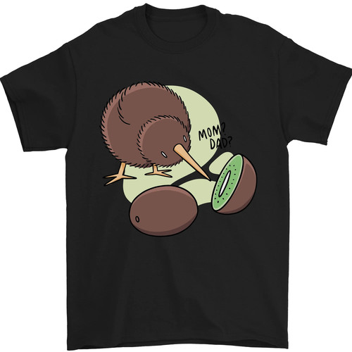 Lustig kiwi vogel - mama, dad